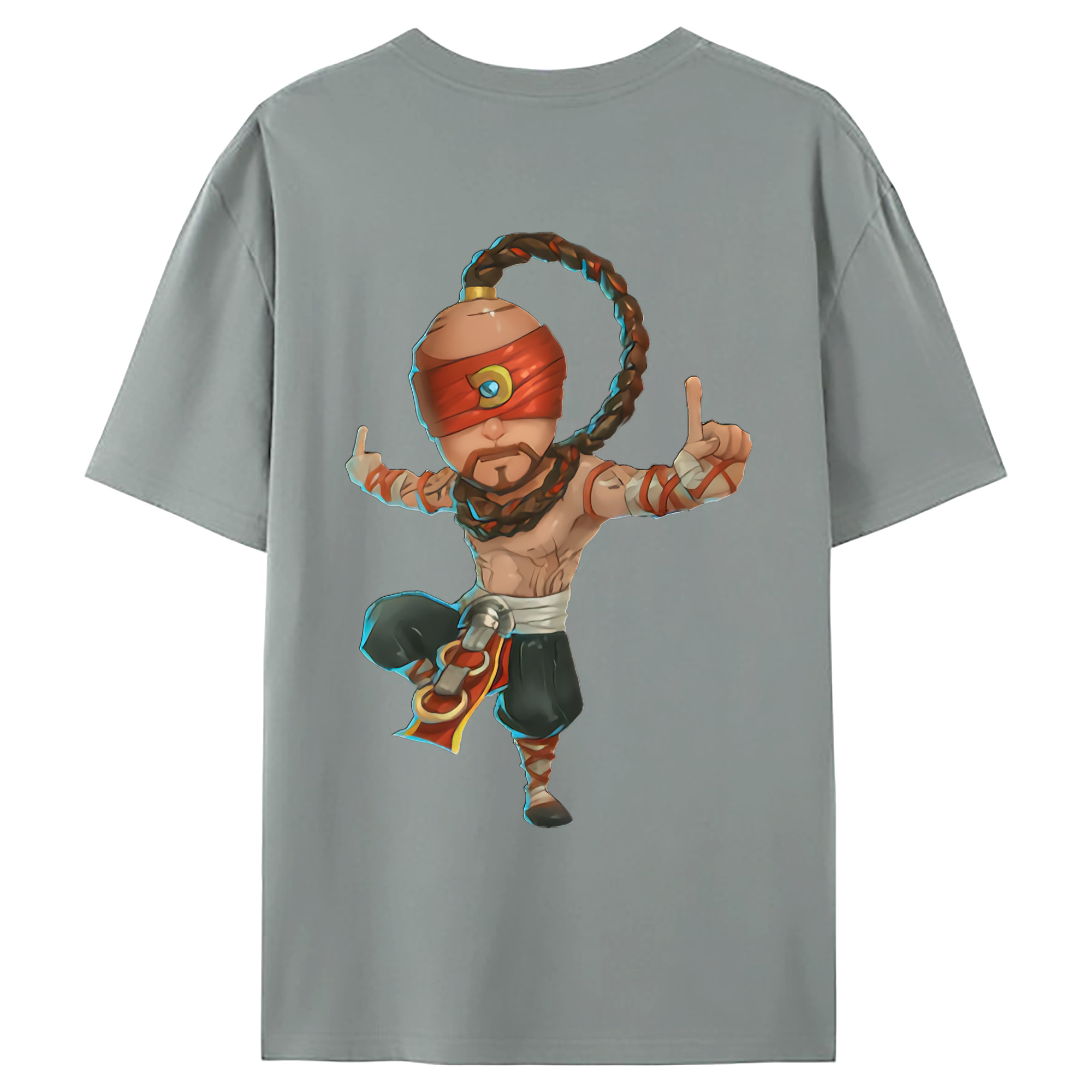 （画像用） リーグ・オブ・レジェンド League of Legends LOL 綿100％ メンズ半袖Tシャツ（バックプリント） 通気性